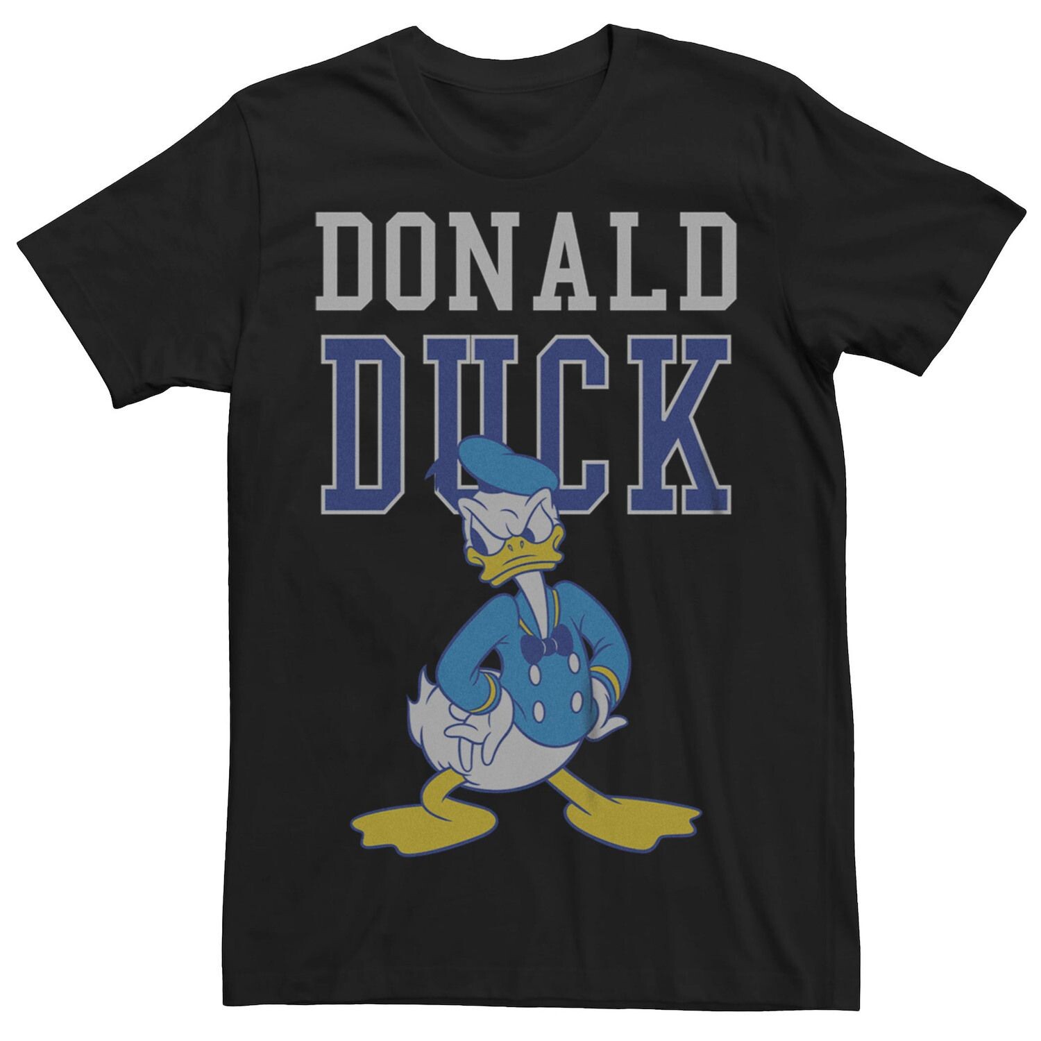 

Мужская футболка Disney's Donald Duck Angry Looking Pose Licensed Character