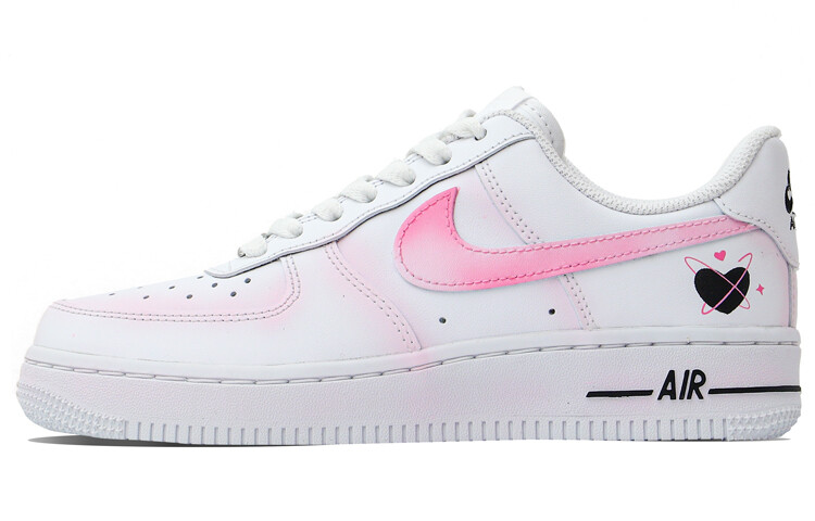 

Кроссовки Nike Air Force 1 Skateboarding Shoes Women's Low-top Pink, белый