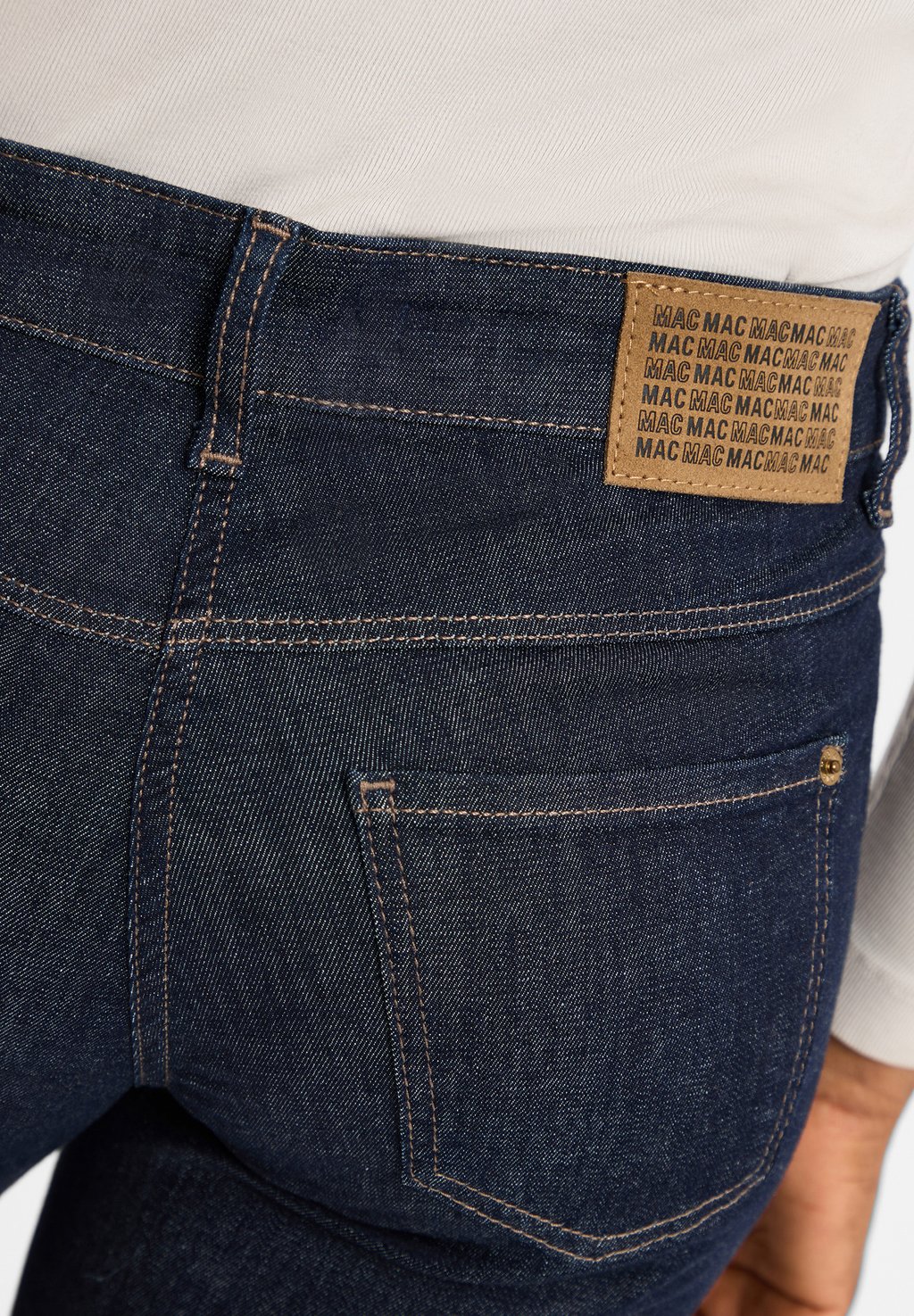 

Расклешенные джинсы MAC Jeans, темно-синий деним