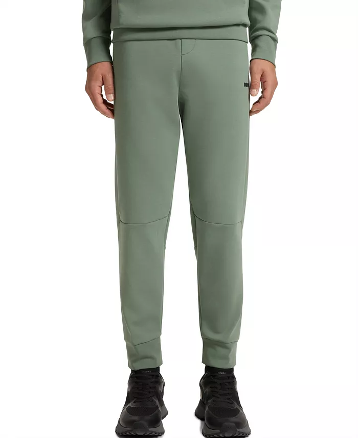 

Мужские брюки для тренировок из хлопковой смеси Hugo Boss, зеленый