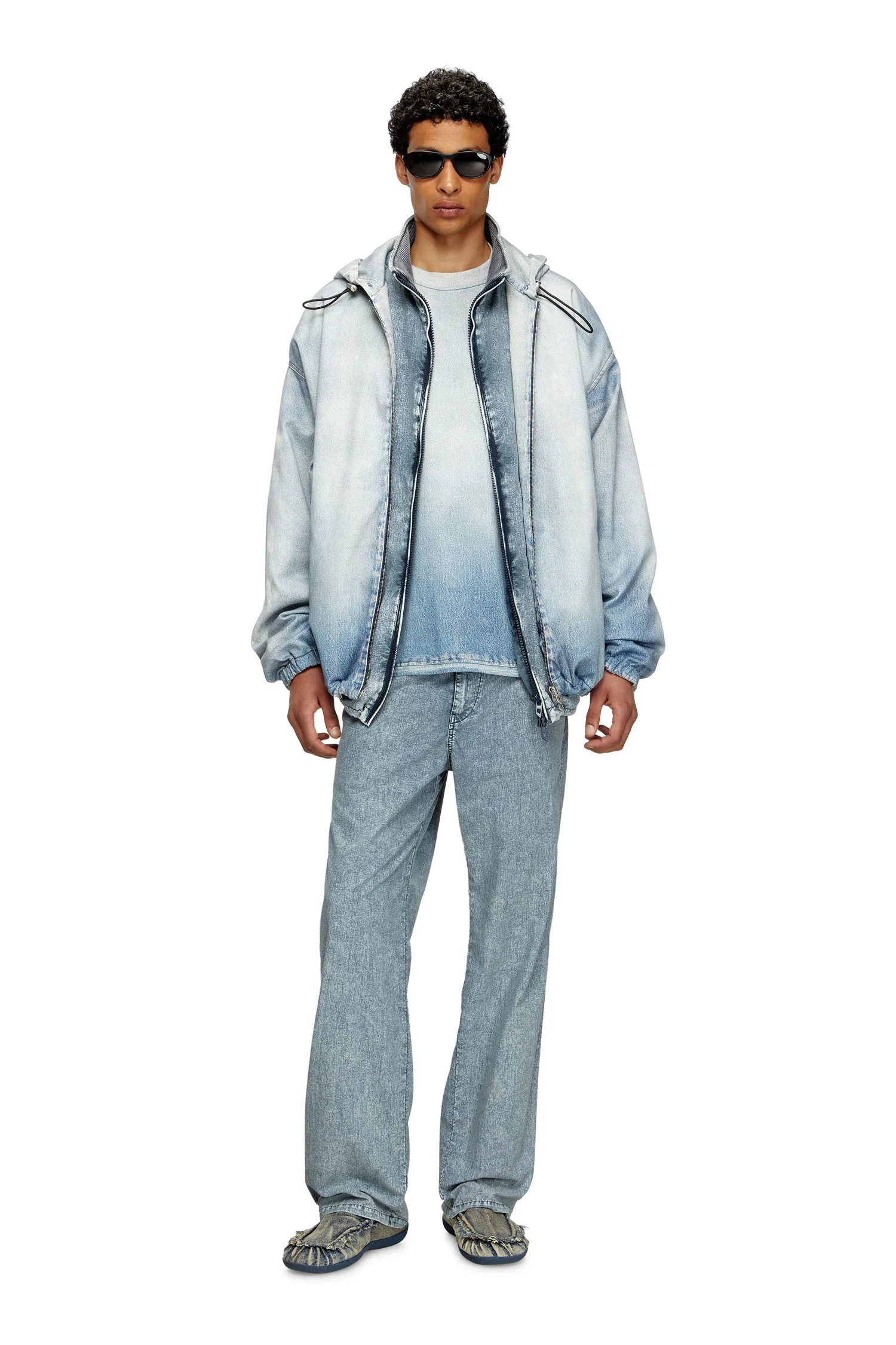 Мужской куртка для бега для бега D-WYNNY JOGG Diesel, цвет Light Indigo Blue