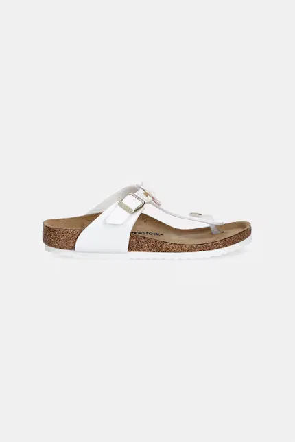 Сандалии с цветочным декором Gizeh Kids Flowers Birkenstock, белый — фото 2