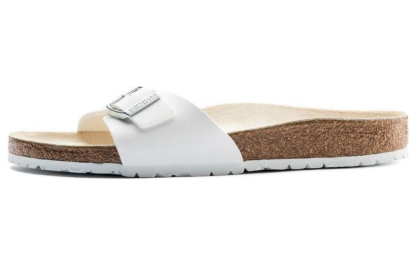 

Шлепанцы Madrid Big Buckle унисекс белые Birkenstock