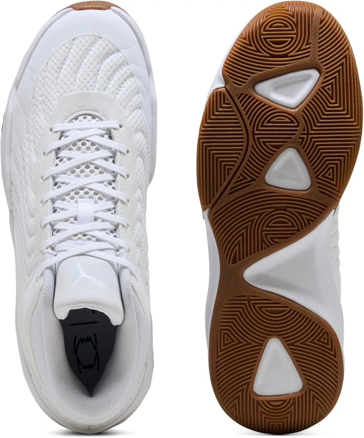 Мужские баскетбольные кроссовки PUMA Court Pro 2, Puma White Rubber — фото 4