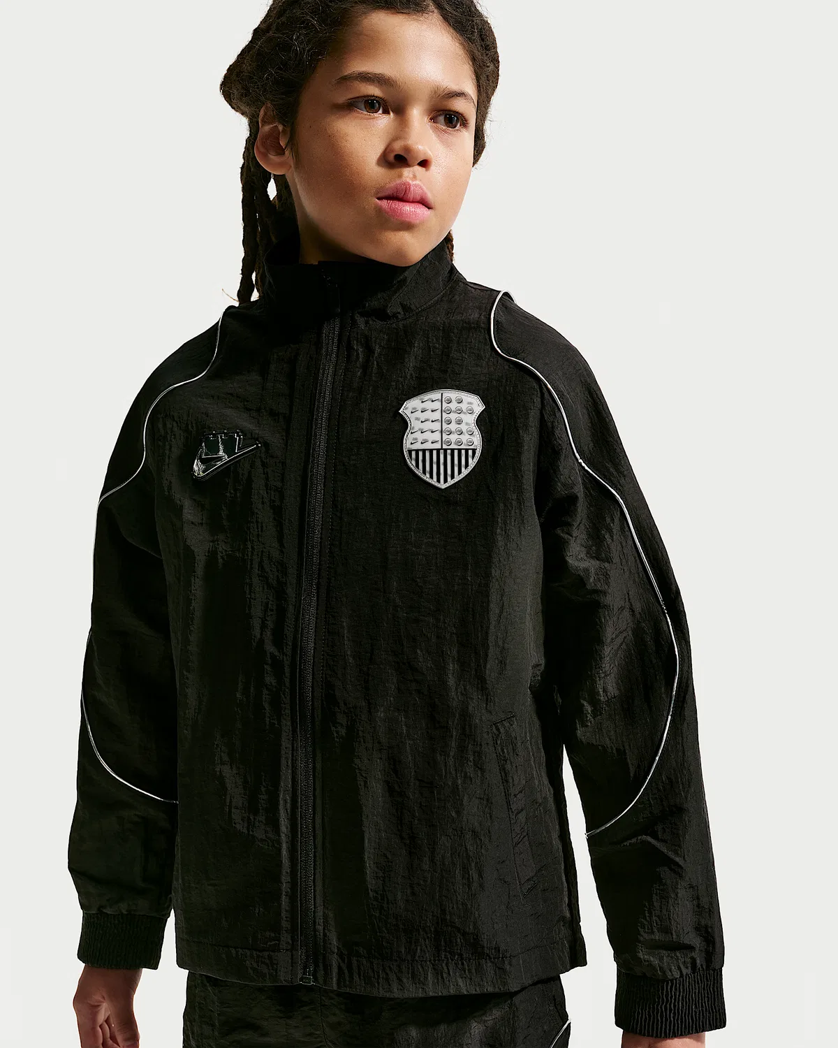 Детская куртка Nike x LEGO® Collection, Black/Black/Black — фото 3