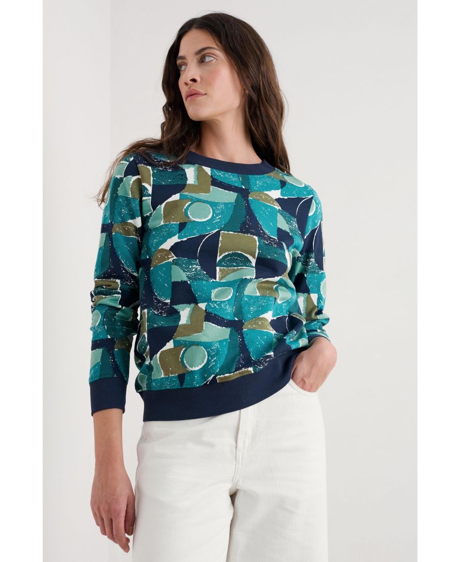 

Женская толстовка Bright Wave Seasalt Cornwall, Penwith abstract emulsion