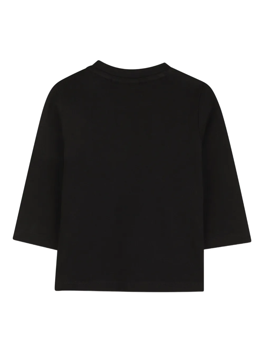 Футболка с длинными рукавами и логотипом BOSS Kidswear, черный — фото 2
