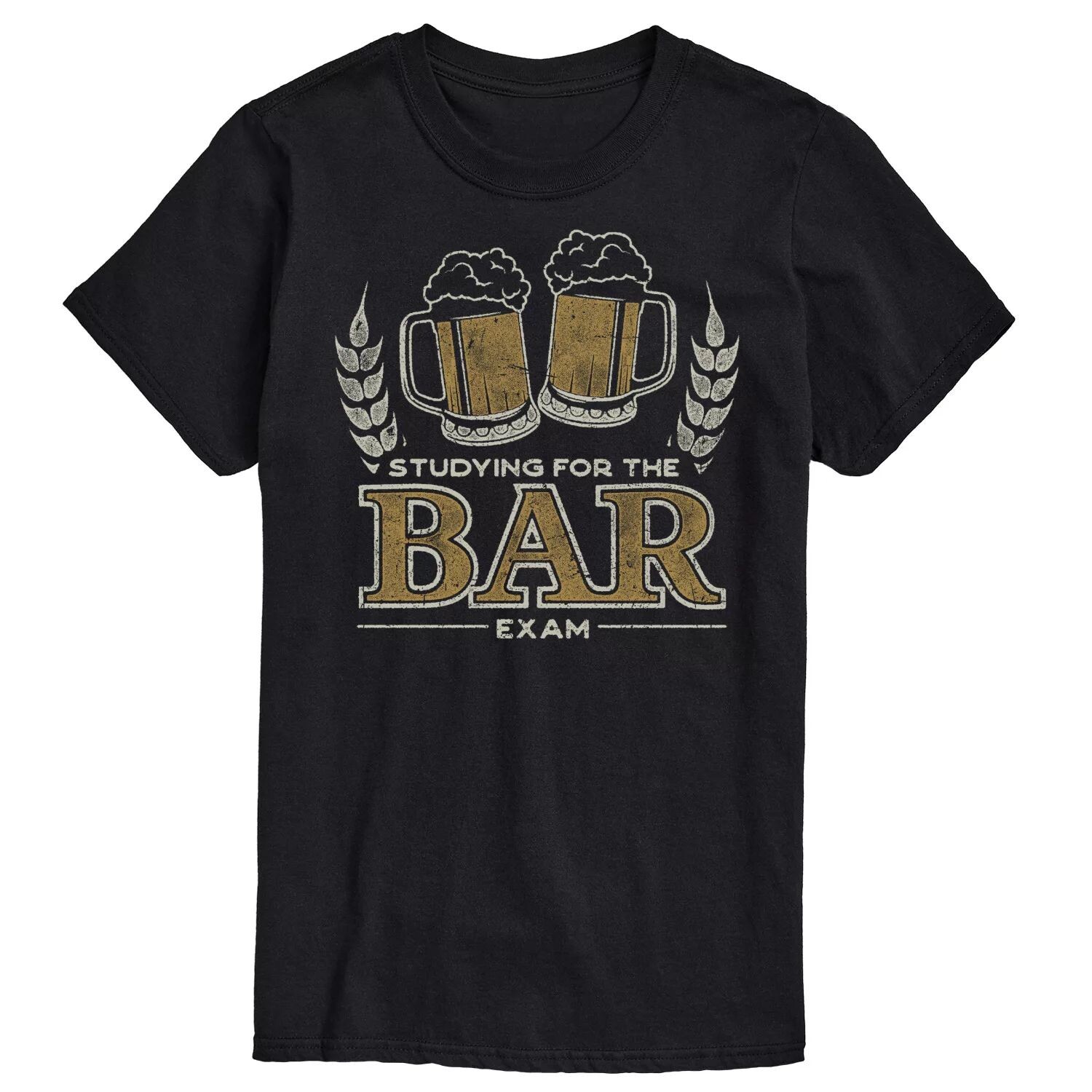 

Футболка с графическим рисунком для экзамена Big & Tall Bar License