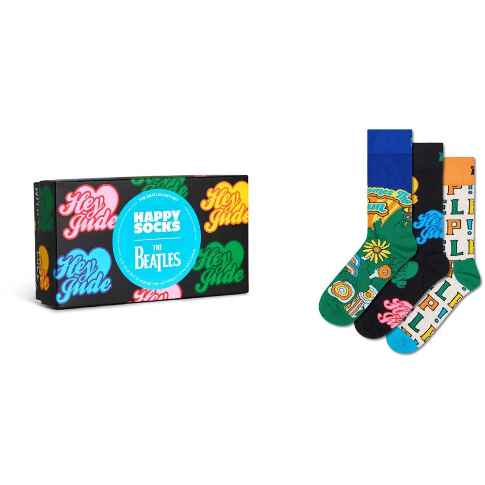 

Носки 3 шт Happy Socks The beatles gift set crew, разноцветный