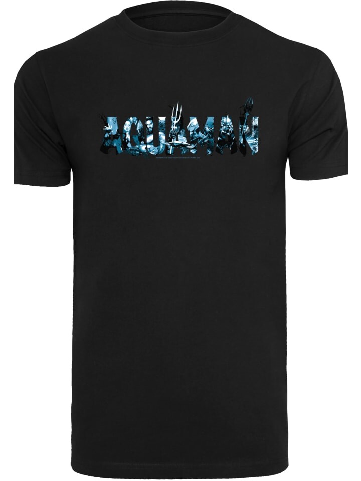 

Футболка F4NT4STIC DC Comics Aquaman Text Logo, черный