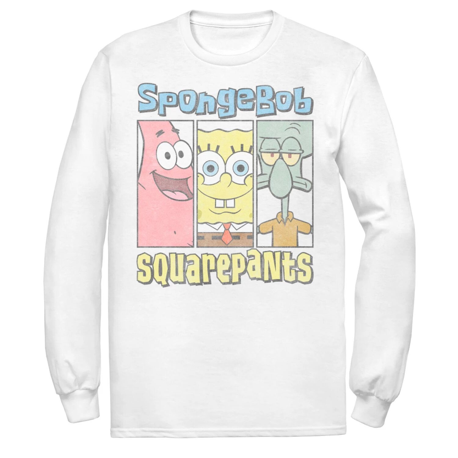 

Мужская футболка Sponge Bob SquarePants Trio со вставками Licensed Character