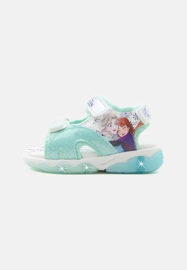 Замороженные моргающие туфли, сандалии для ходьбы Friboo, Light Blue