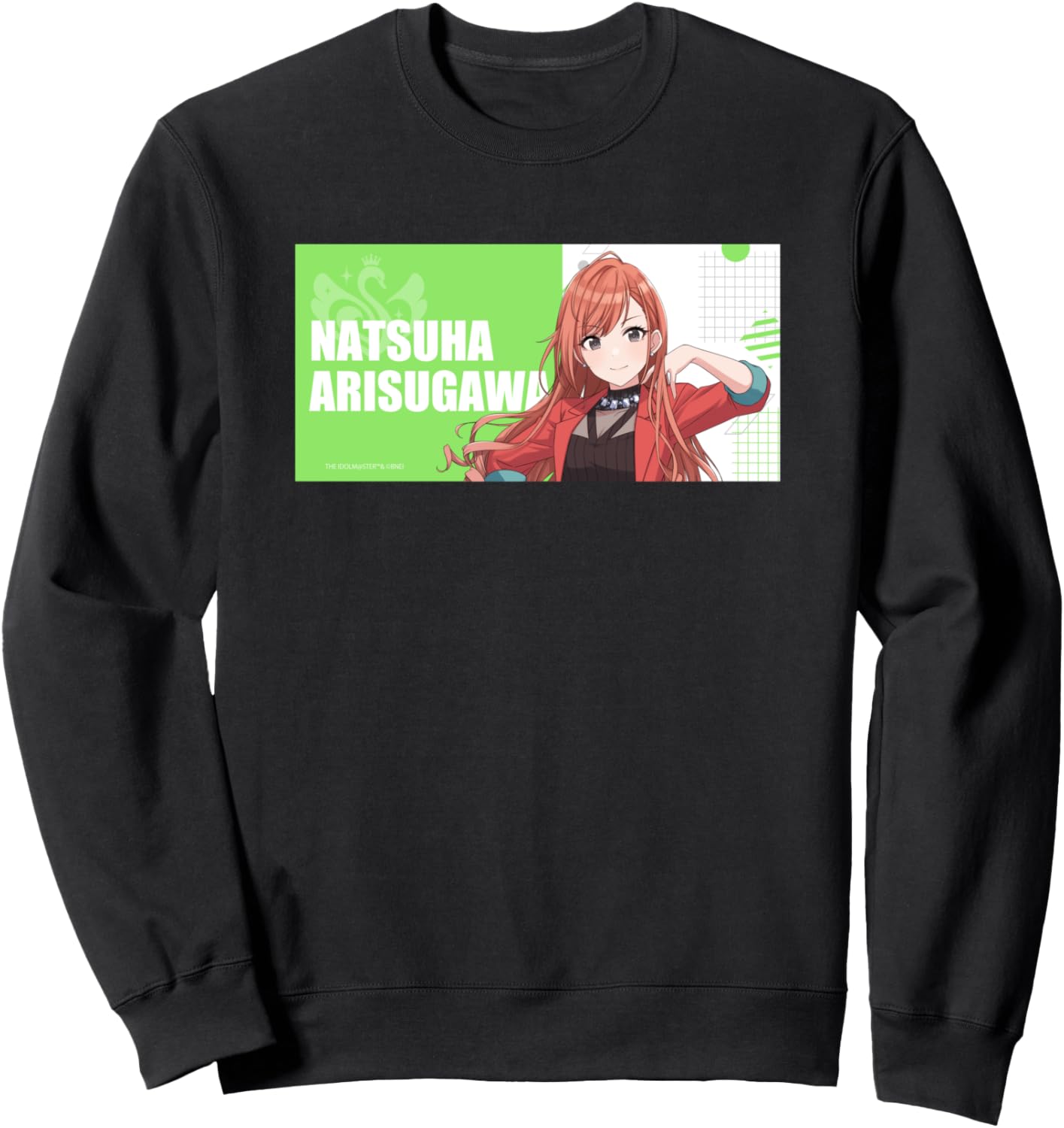 

IDOLM@STER Shiny Colors Natsumi Arisugawa Plain Clothes Ver. Толстовка, черная (black 19-3911tcx), размер S Bandai Namco Entertainment Inc.