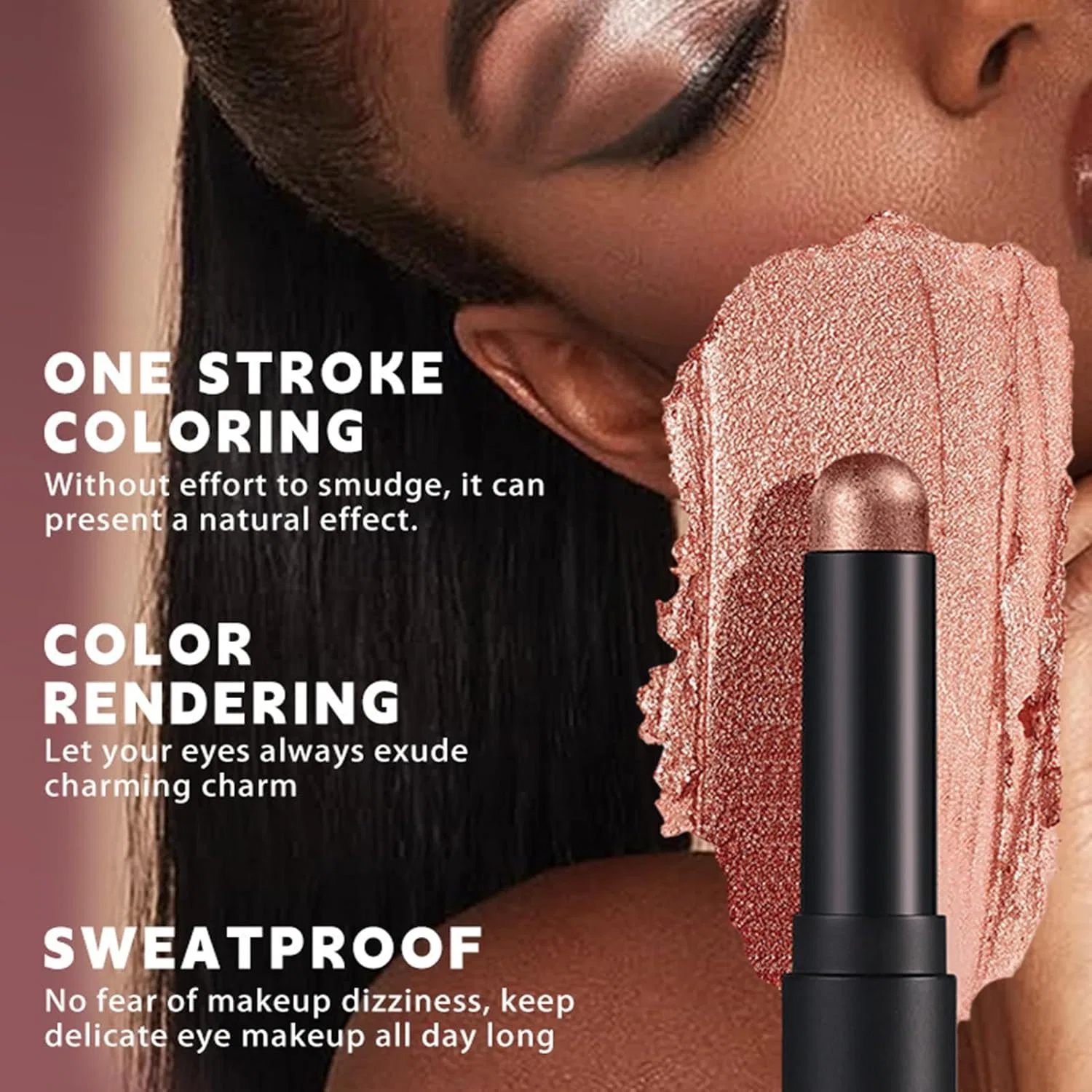 Тени для век карандаш 6 цветов, No brand, 0.1 кг — фото 2