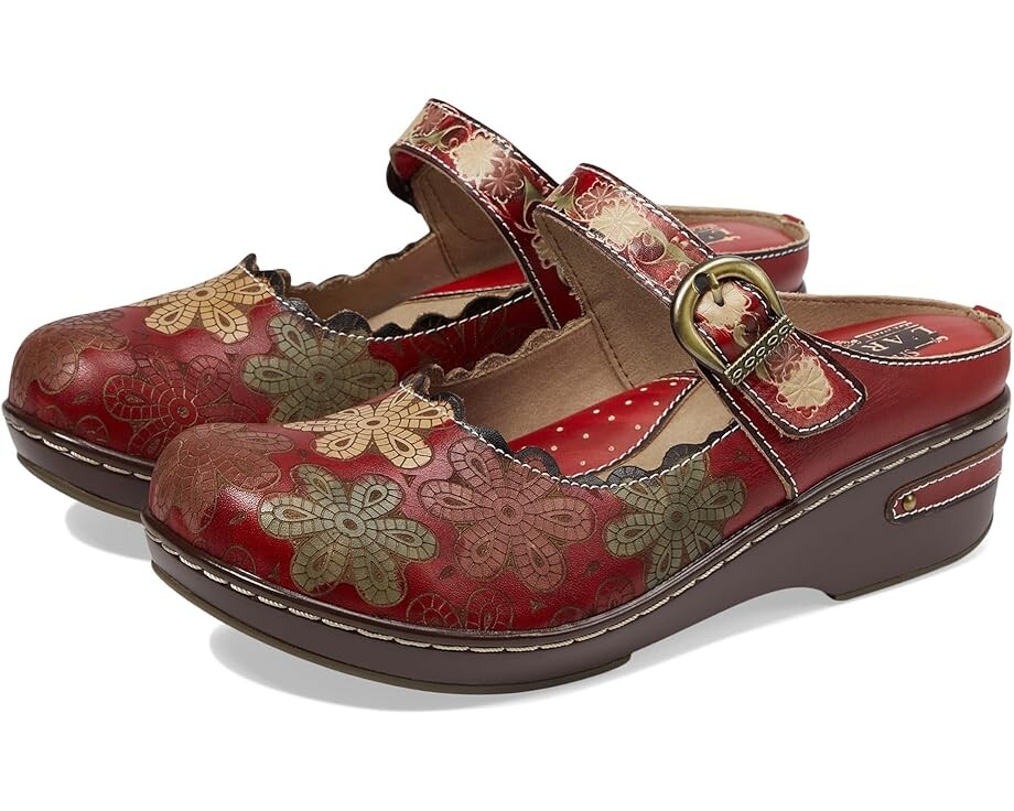 Сабо L'Artiste by Spring Step Flochino, цвет Red Multi
