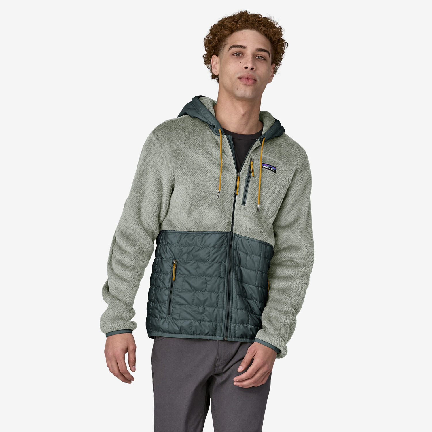 Мужская гибридная толстовка Re-Tool Patagonia, черный — фото 3