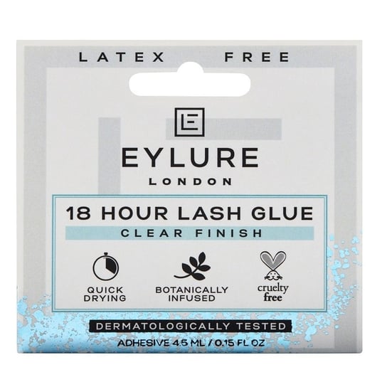 

18 Hour Lash Glue прозрачный клей для ресниц без латекса Clear Finish 4,5 мл, Eylure