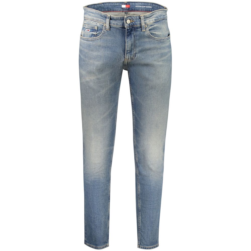

Синие хлопковые узкие мужские джинсы Tommy Hilfiger, Blue