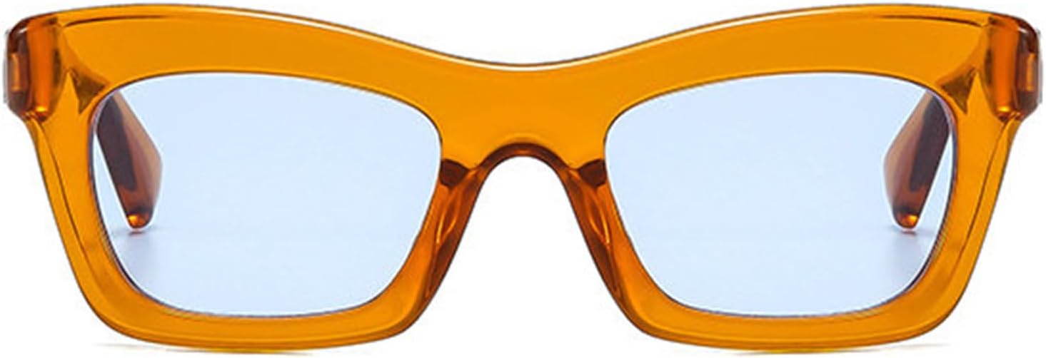 

Willochra Популярные модные женские квадратные солнцезащитные очки в стиле ретро 90-х с градиентом, защита от УФ-излучения UV400 Мужские трендовые пляжные узкие солнцезащитные очки, C6