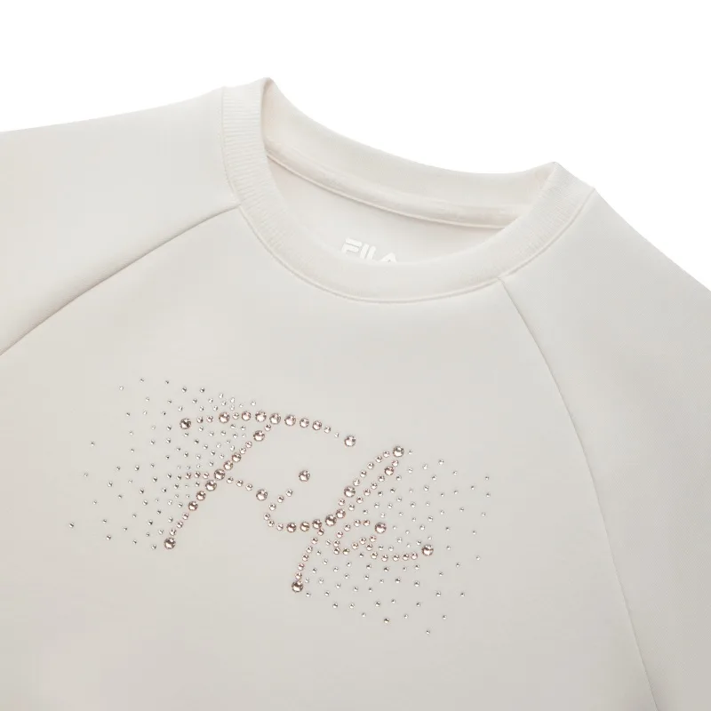 FILA KIDS Свитшот BIELLA LEGEND WHITE LINE Cloud White детский — фото 4