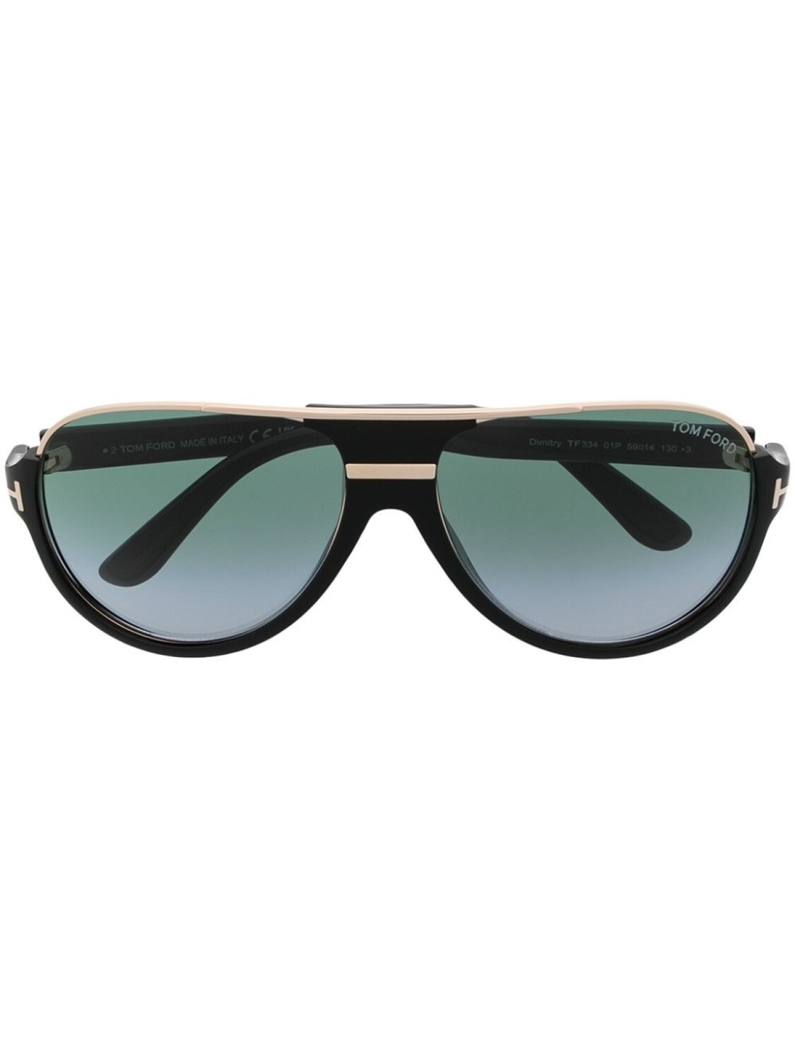 

Солнцезащитные очки-пилоты TOM FORD Eyewear, черный