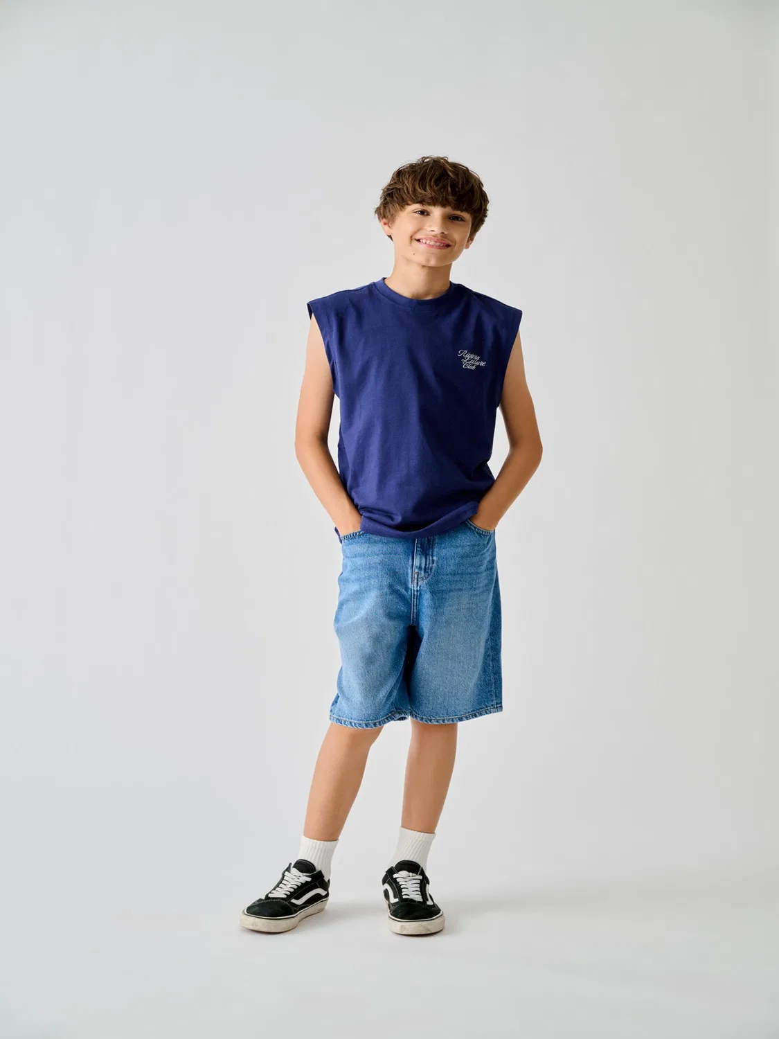 Джинсы Only & Sons Junior Regular OSJCAR синего цвета — фото 3