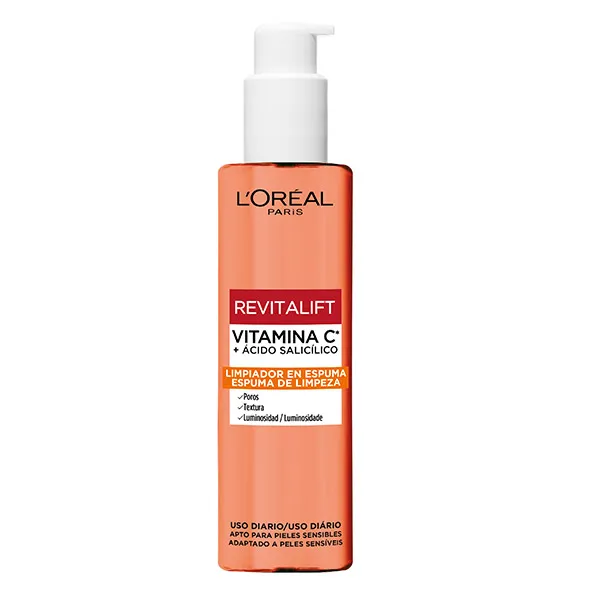 

Пенка для умывания Vitamina C + Ácido Salicílico L'Oreal, 150 ml