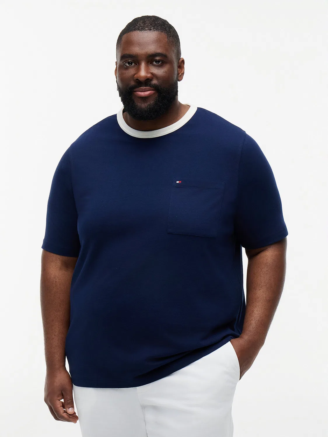 Футболка Tommy Hilfiger Big & Tall, Navy — фото 2