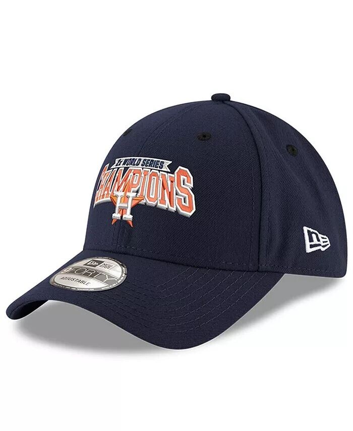 

Мужская регулируемая кепка темно-синего цвета Houston Astros, двукратный чемпион Мировой серии 9FORTY New Era