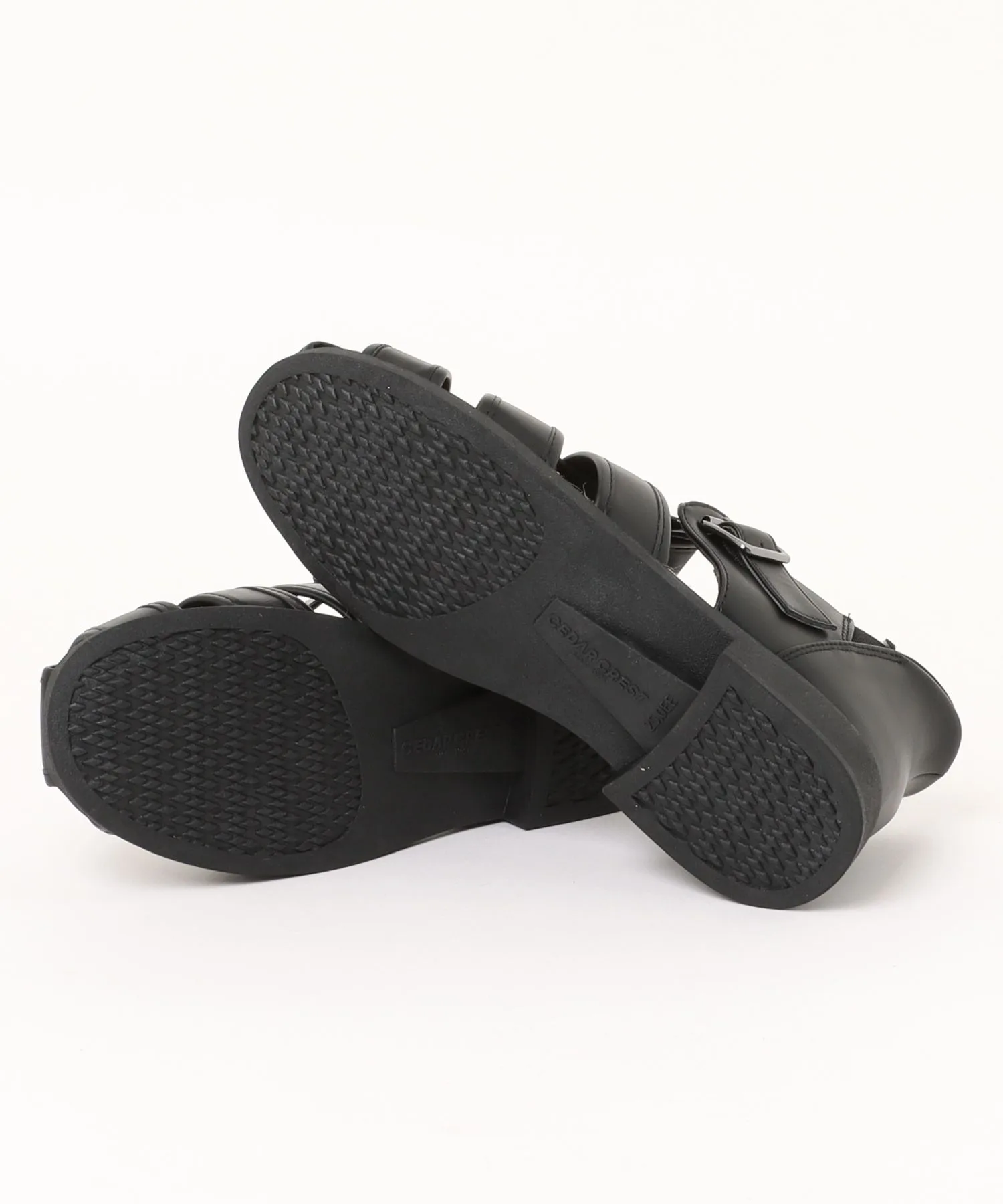 Мужские сандалии-лодочки для вождения без помощи рук CEDAR CREST Spatsu Shoes черные — фото 3