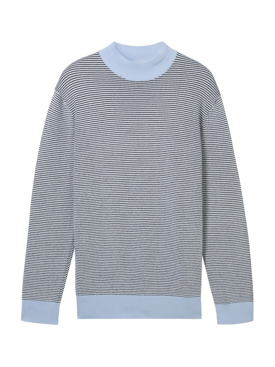 

Водолазка TOM TAILOR DENIM Sweater, цвет marine blue/light blue