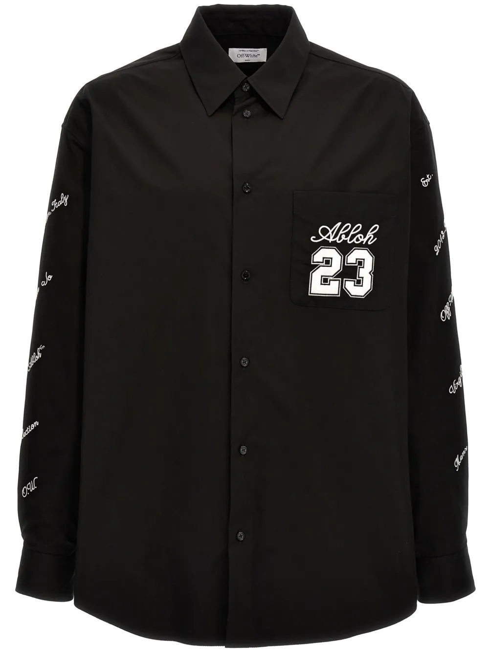 

Рубашка 23 Heavycot OFF-WHITE, черный
