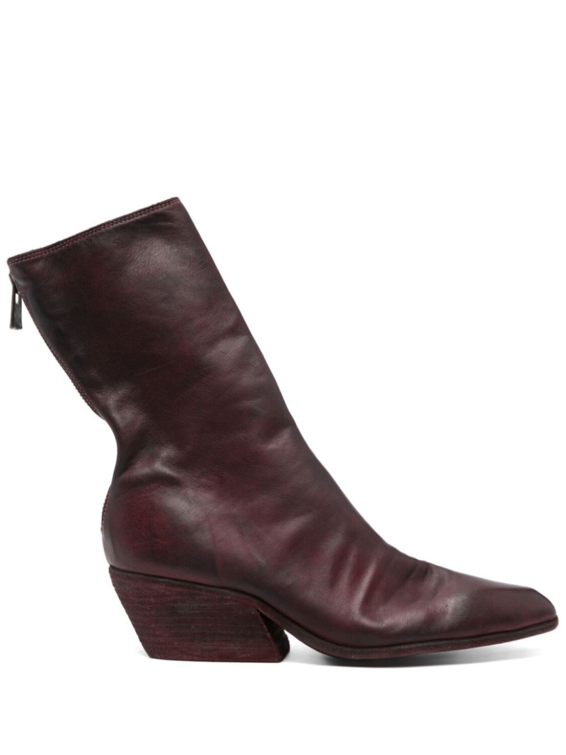 Guidi сапоги с пряжкой, красный