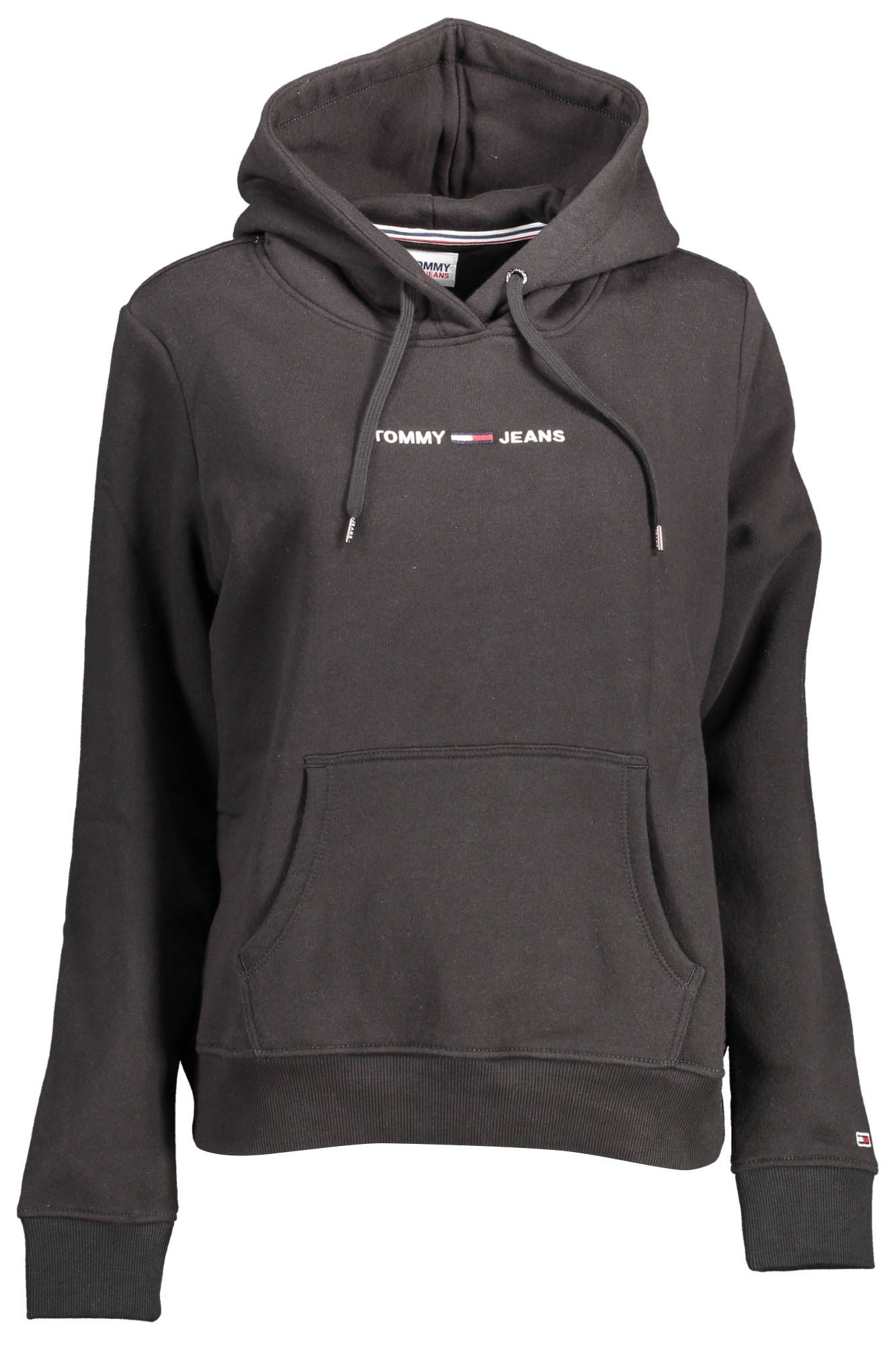 

Черный хлопковый женский свитер Tommy Hilfiger