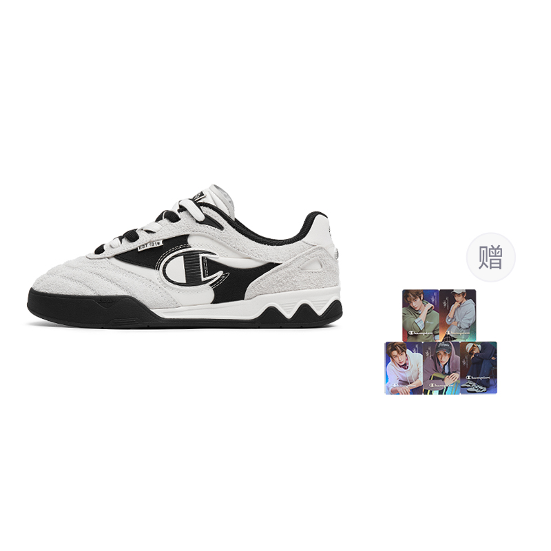 Champion Тканые тренировочные туфли для развития баланса Low Top скейтбордские мужские молочно-белый/черный - молочно-белый/черный, цвет Milk White/Black — фото 3