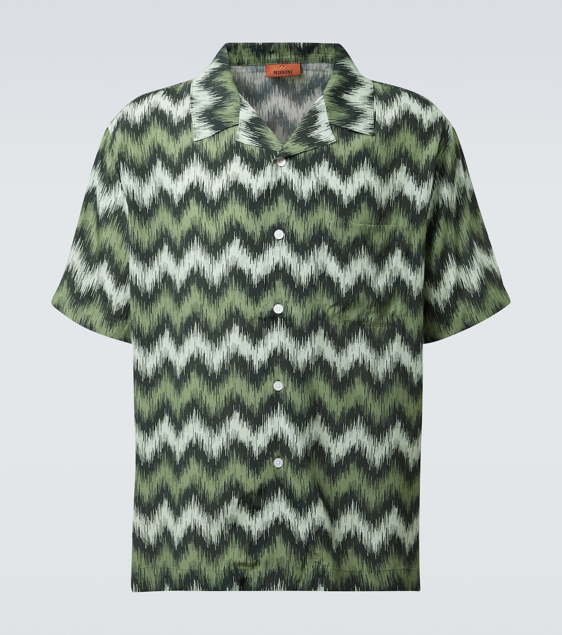 

Боулинговая рубашка Zig Zag Missoni, Green Tones