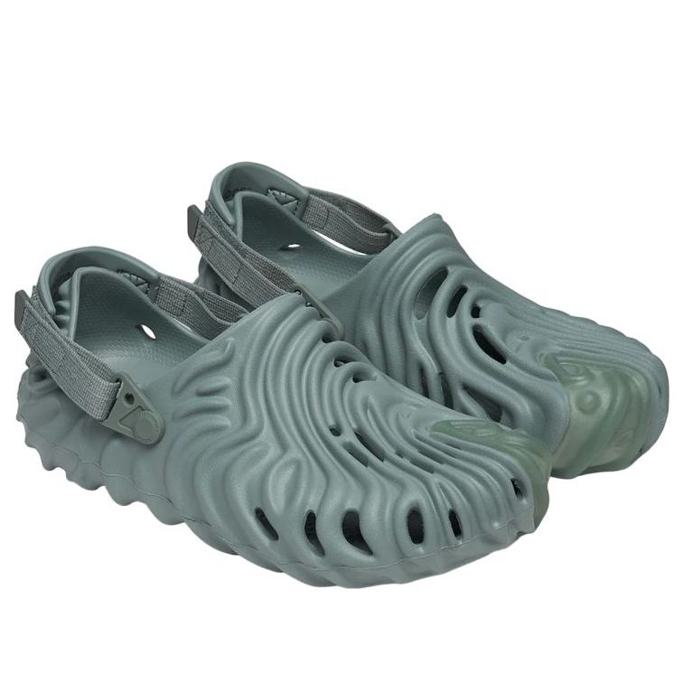 Сандалии Crocs x Salehe Bembury Pollex Clog 'Manta', серый — фото 2