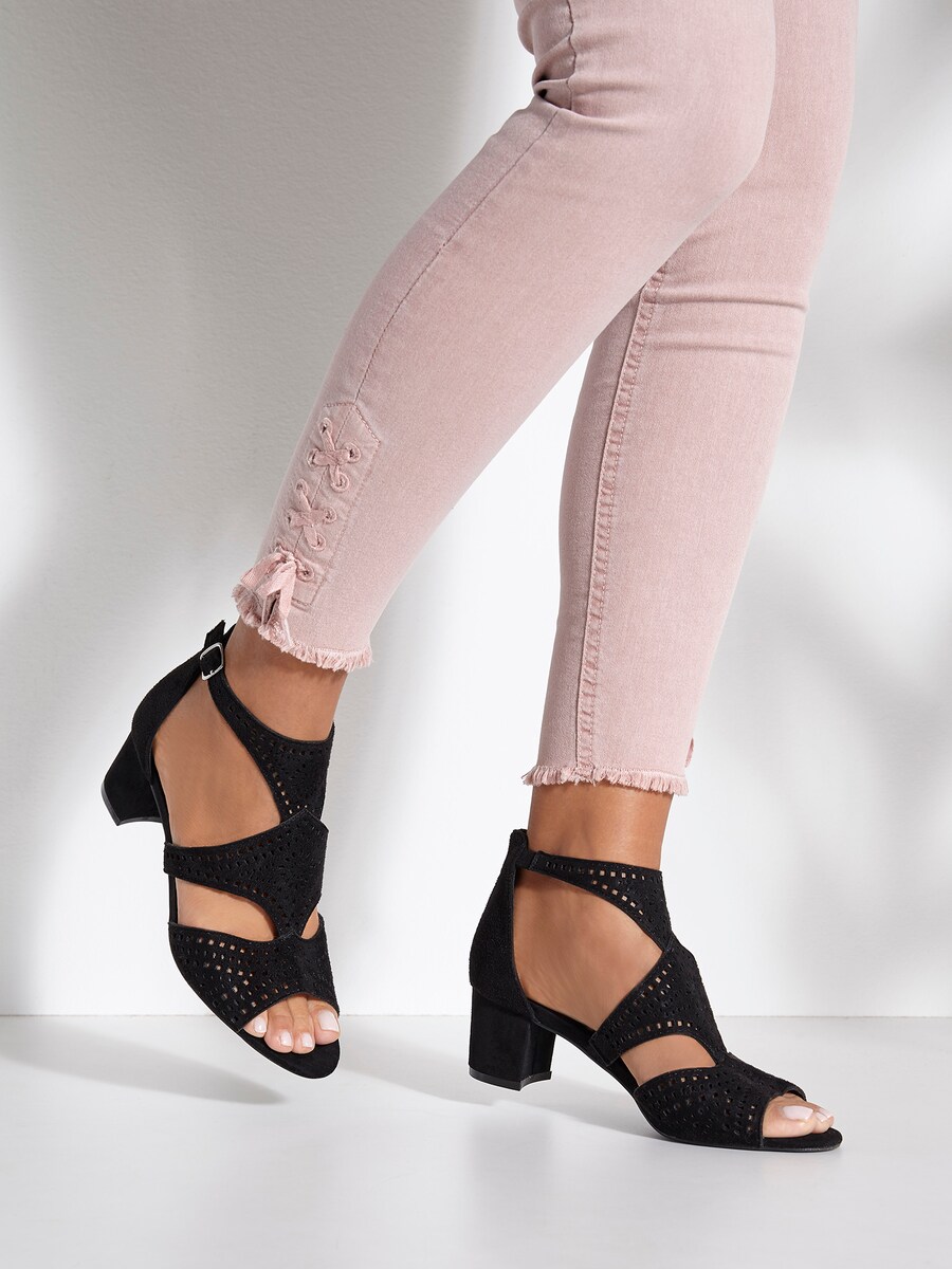 Туфли LASCANA Slingback Pumps, черный