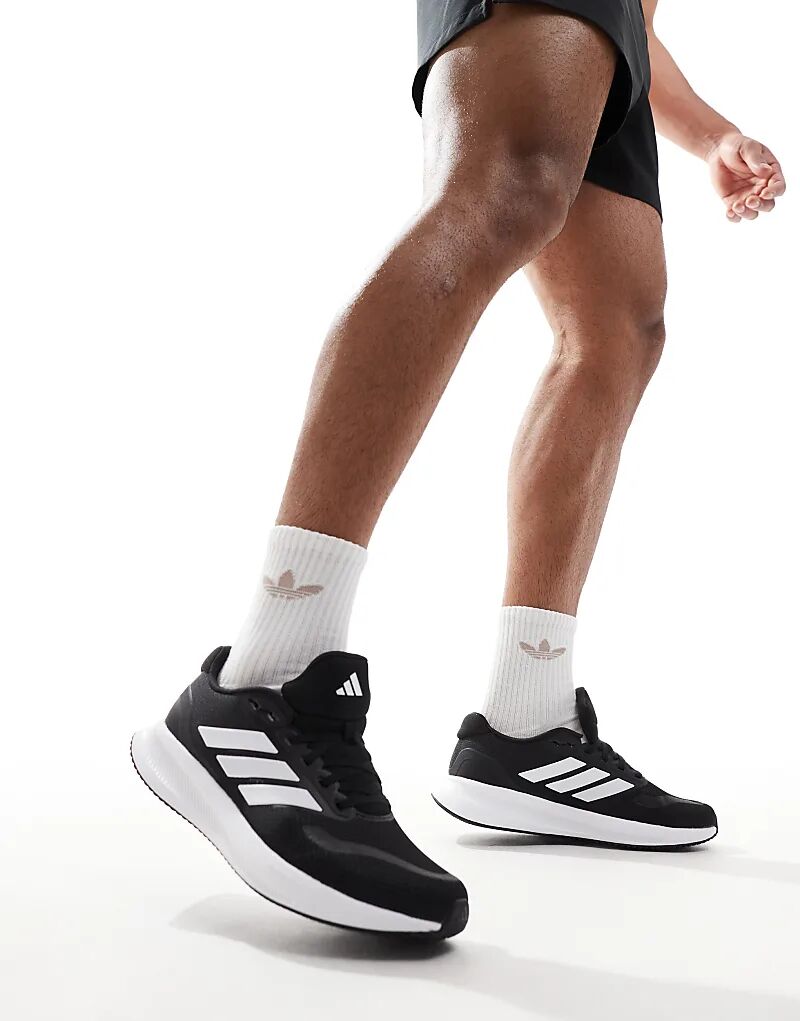 

Кроссовки adidas Running RunFalcon черного и белого цвета adidas performance