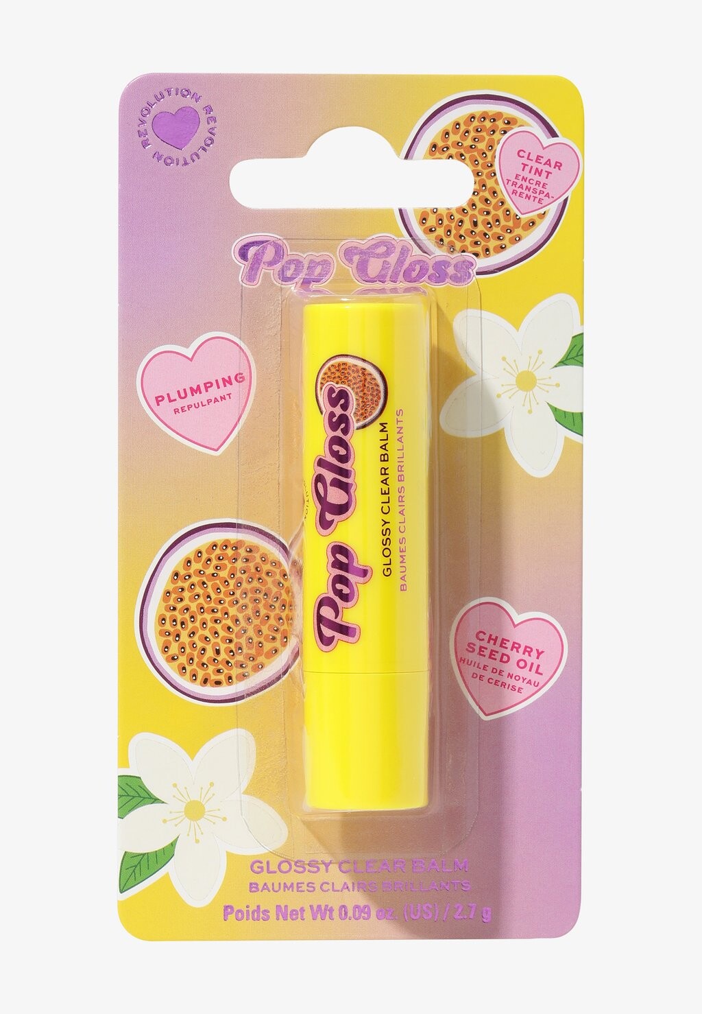 Блеск для губ I HEART REVOLUTION POP GLOSS BALM I Heart Revolution, прозрачный — фото 2
