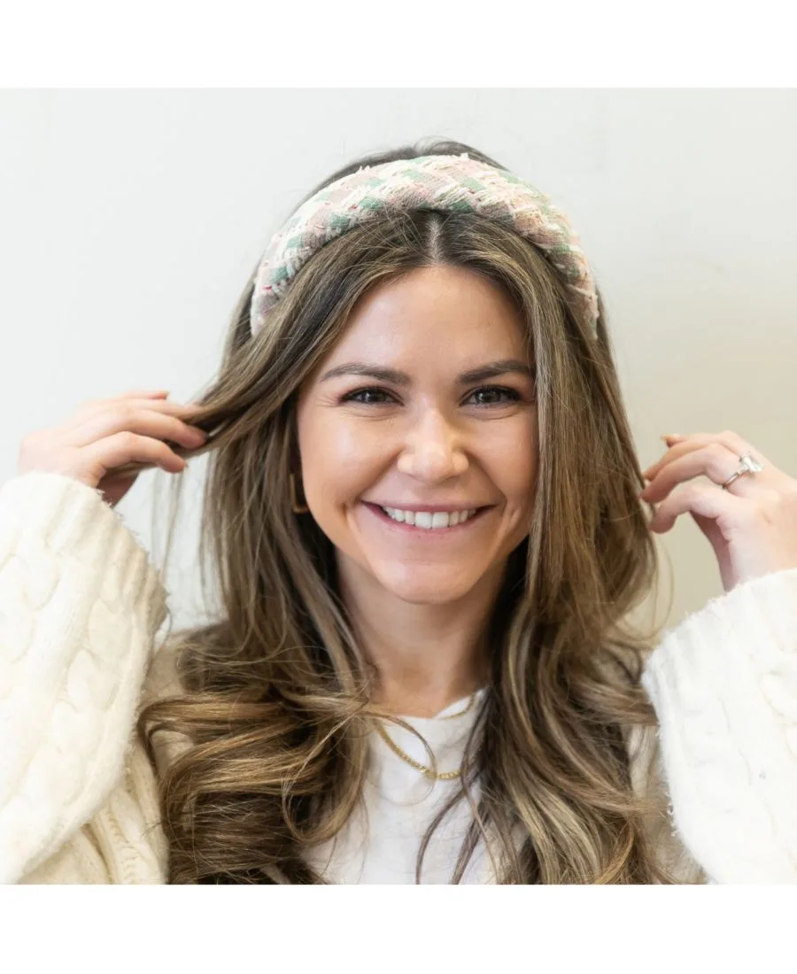 Мягкая повязка на голову - Пастельная клетка Headbands of Hope, Pastel — фото 4