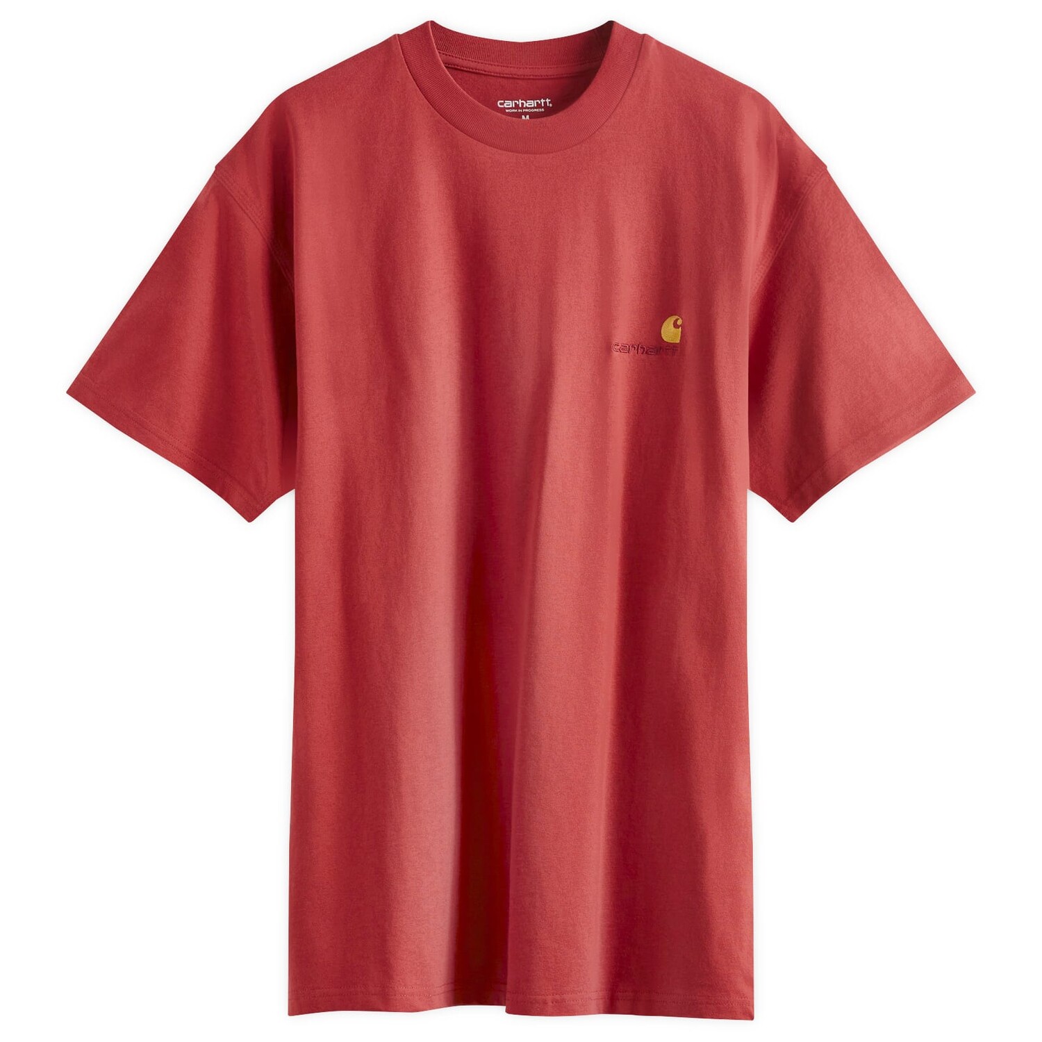 

Футболка Carhartt Wip American Script T-Shirt, цвет Tuscany