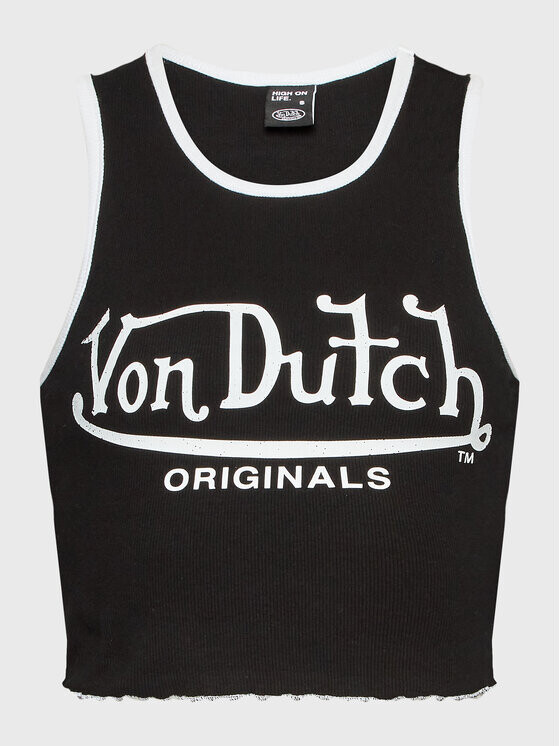 

Топ приталенного кроя Von Dutch, черный