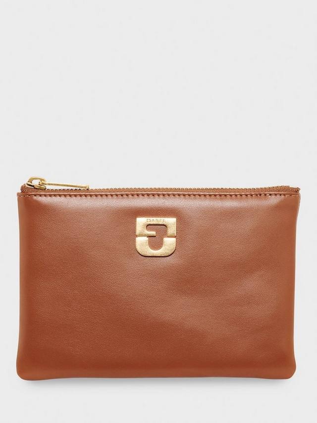 

Клатч Pochette из натуральной кожи Gerard Darel, Cognac