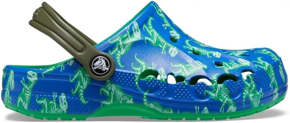 

Крокс Унисекс-Детские Сабо Baya с графическим тай-дай Crocs, синий/мультиколор