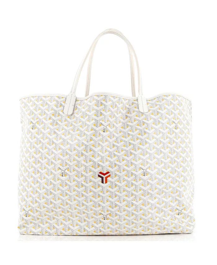 

Сумка-тоут GM Saint Louis из парусины с покрытием Claire Voie Pre-Owned Goyard, серый