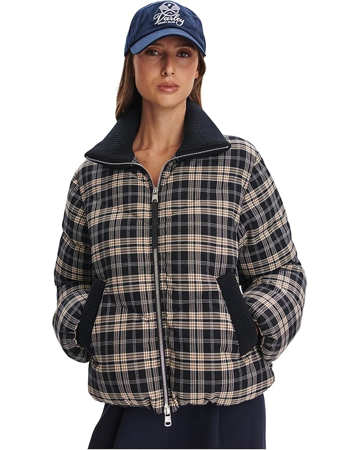 

Женская короткая пуховая куртка Varley Bryony, Navy Check