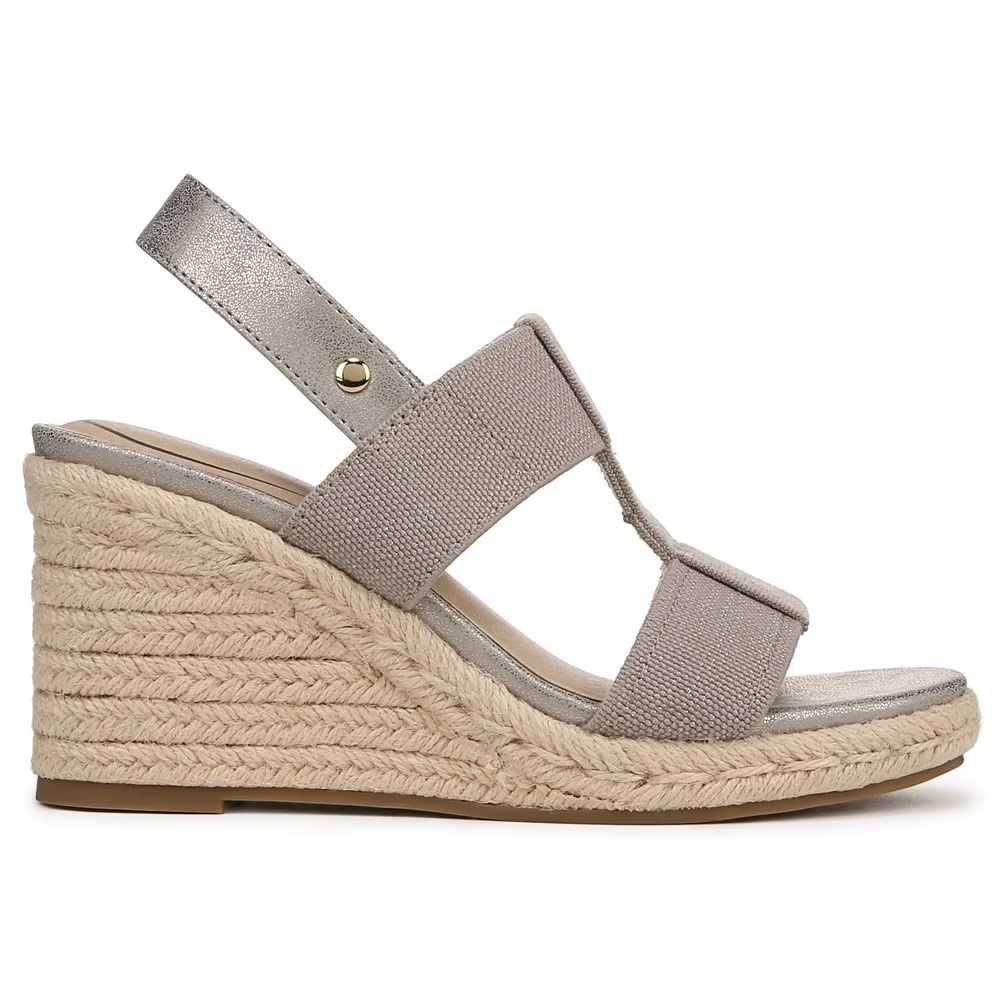 Туфли на танкетке Tallulah espadrille wedge sandal Lifestride, taupe faux leather — фото 2
