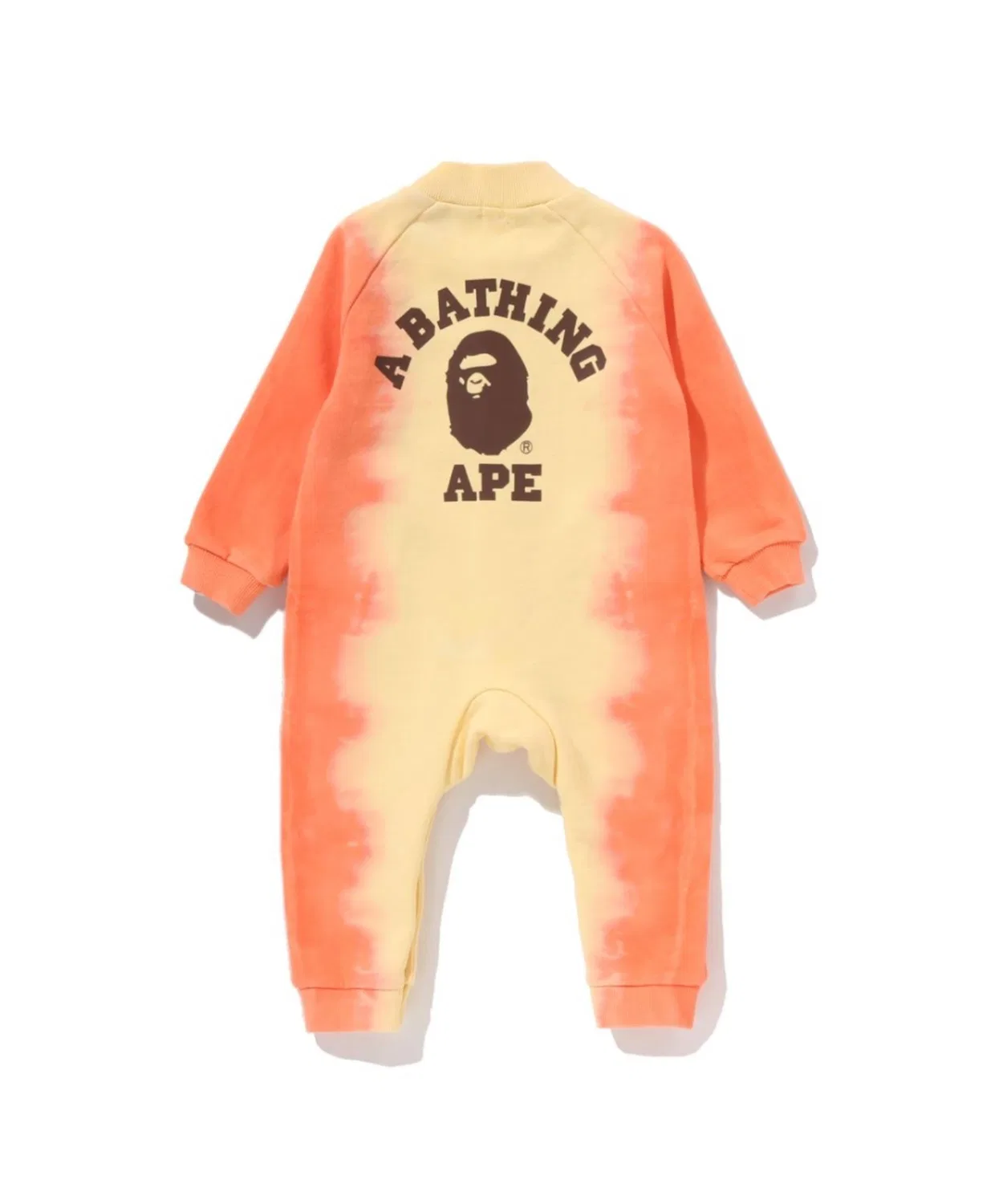 Комбинезон градиентный BAPE College Coverall хлопковый оранжевый — фото 3