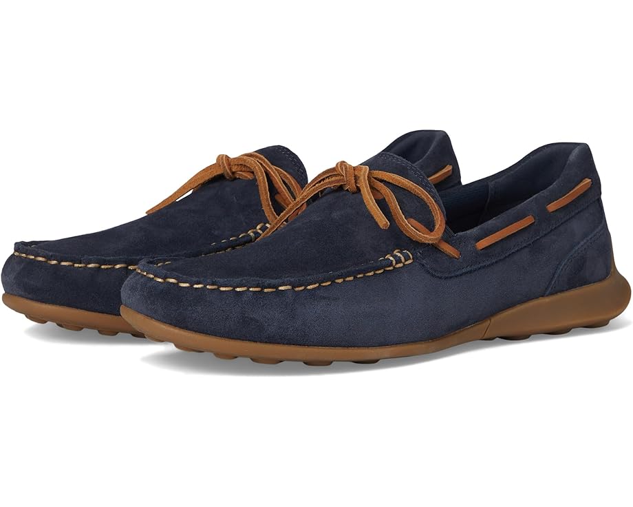 

Лоферы Rockport Dmx Dunphy, цвет Dark Blue Suede